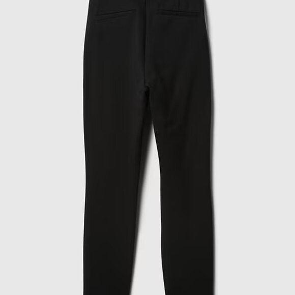 NWT sz 6 Black GAP High Rise Double Knit Skinny Pants Soft PONTE Pintuck Pleat - Picture 8 of 10